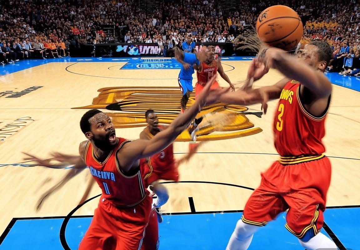 NBA总决赛：雷霆对骑士巅峰对决瞬间